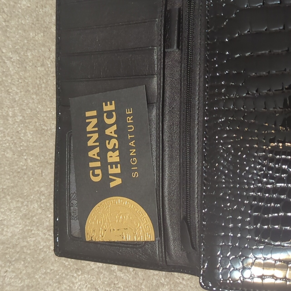 Versace Patent Leather Wallet